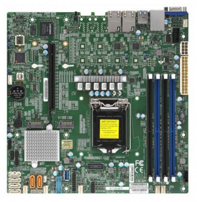 Серверная материнская плата SuperMicro X11SCM-F-B