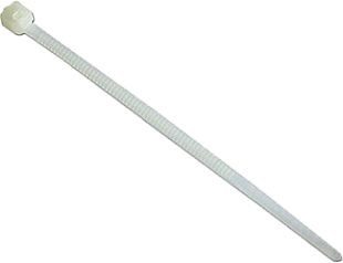 Стяжка кабельная Hyperline, неоткрывающаяся, 4,8 мм Ш, 450 мм Д, 100 шт, материал: нейлон, цвет: белый