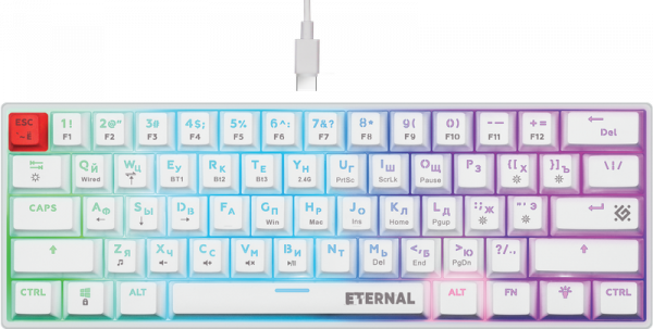 Клавиатура Defender Eternal GK-019 White (45019)