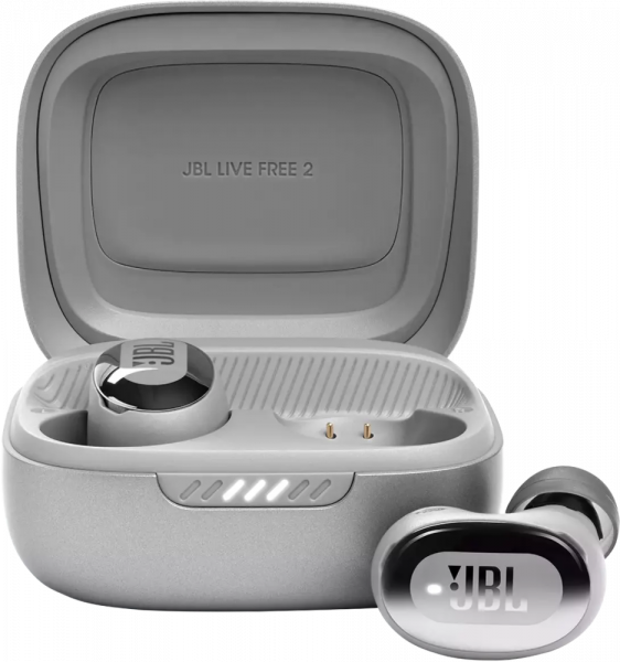 Гарнитура JBL Live Free 2 TWS Silver