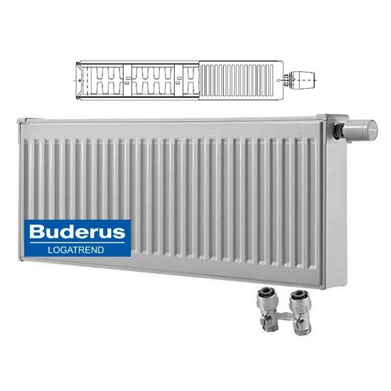 Стальной панельный радиатор Тип 22 Buderus Радиатор VK-Profil 22/600/2000 (18) (C)
