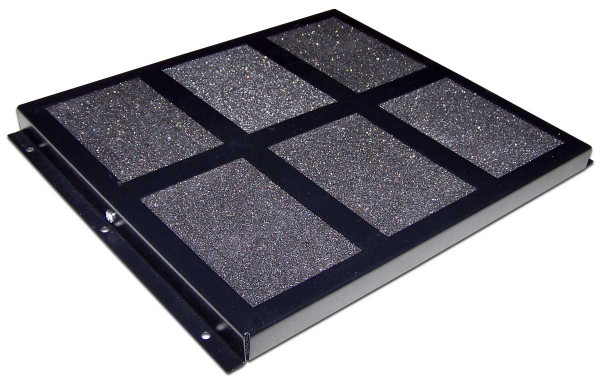 Фильтрующая вставка TWT, 1200 мм Ш, для шкафов 1200 мм, сталь, цвет: чёрный