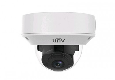 Сетевая IP видеокамера Uniview, купольная, универсальная, 2Мп, 1/2,7’, 1920х1080, 30к/с, ИК, цв:0,003лк, об-в:мотор-ый f=2.8-12мм, IPC3532LB-DSZK-G-RU
