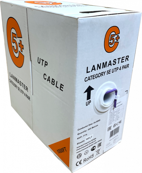 Бухта Lanmaster LAN-5EUTP-HFLT, 305м