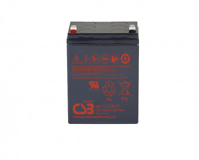 Аккумулятор для ИБП CSB Battery HR, 101,8х70х90 мм (ВхШхГ),  необслуживаемый свинцово-кислотный,  12V/, (HR 1227 W)