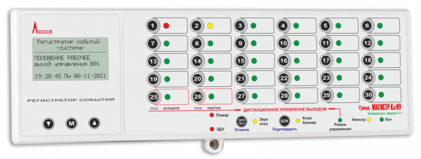 Выносная клавиатура для приборов управления клапанами Гранд МАГИСТР Кл ИУ (версия 3.1)