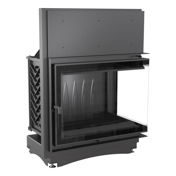 Угловая правая дровяная топка Kratki Amelia/P/BS/DECO