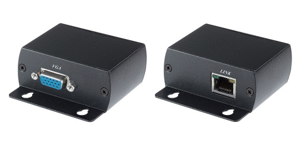 Комплект SC&T, RJ45, приёмник+передатчик,  D-sub 15, (VE01H)