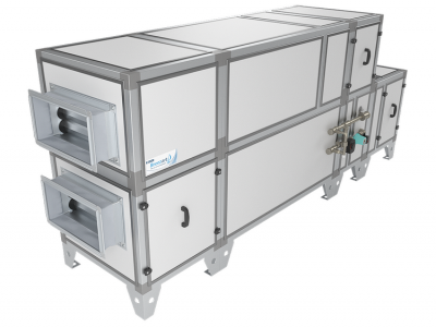 Приточно-вытяжная вентиляционная установка Breezart 2700 Aqua RP F PB AC