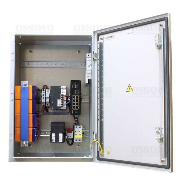 Уличная станция с термостабилизацией и резервным питанием OS-46TB1(SW-60812/I)