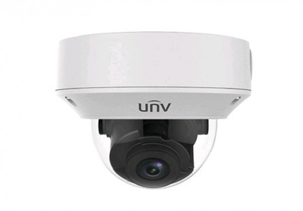 Сетевая IP видеокамера Uniview, купольная, универсальная, 4Мп, 1/3’, 2592×1520, 20к/с, ИК, цв:0,01лк, об-в:мотор-ый f=2.8-12мм, IPC3234LR3-VSPZ28-D-RU