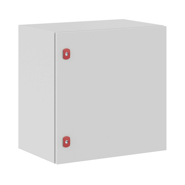 Шкаф электротехнический настенный DKC ST, IP66, 600х600х400 мм (ВхШхГ), дверь: металл, корпус: сталь листовая, цвет: серый, без монтажной панели, (R5ST0664WMP)