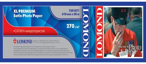 Бумага Lomond 1201071 (610 мм x 30 м, 270 г/м2)