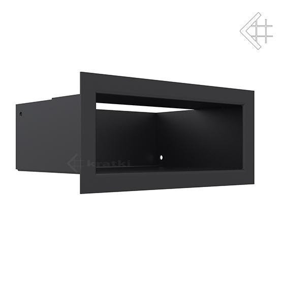 Вентиляционная решетка для камина Kratki Люфт черная 9х20 LUFT9/20/45S/C