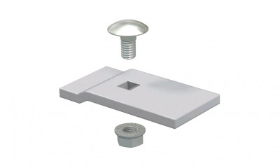 Фиксатор BETTERMANN, на винтах, для лестничных лотков, 60х30 (ШхВ), нерж. сталь, покрытие: без покрытия, Тип: LKS 60 4 A4