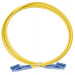 Шнур коммутационный Eurolan Tight Buffer, Duplex LC/LC, OS2 9/125, LSZH (нг(A)-HF), Ø 3,1мм, 10м, цвет: жёлтый, (41R-S2-LC-LC-10)