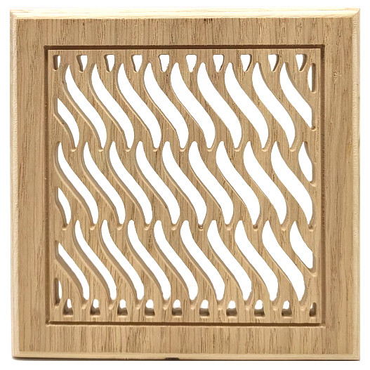 Деревянная решетка Пересвет К-17 300х300 мм