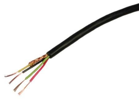 Кабель комбинированный для систем охранного телевидения ШВЭП 4х0,12