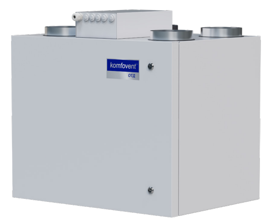 Приточно-вытяжная вентиляционная установка 500 Komfovent ОТД-R-400-V-W/DH M5/M5