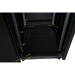 Шкаф телекоммуникационный напольный Datarex, IP20, 22U, 1121х600х800 мм (ВхШхГ), дверь: металл, задняя дверь: металлическая стенка, боковая панель: сплошная съемная, разборный, цвет: чёрный, (DR-710111)