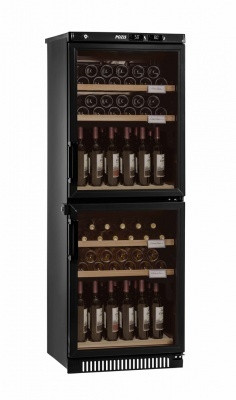 Отдельностоящий винный шкаф 51-100 бутылок Pozis ШВ-78 черный