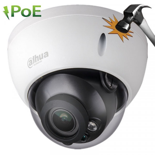 Сетевая IP видеокамера Dahua, купольная, улица, 2 Мп, 1/2,8’, 1920х1080, 50к/с, ИК-фильтр, цв: 0,006лк, объе-в: мотор-ый f=2.7мм, DH-IPC-HDBW5231RP-Z
