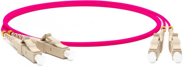 Патч-корд Hyperline FC-D2-504-LC/PR-LC/PR-H-50M-LSZH-MG, 50м