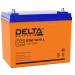 Аккумулятор для ИБП Delta Battery DTM L, 215х166х258 мм (ВхШхГ),  Необслуживаемый свинцово-кислотный,  12V/75 Ач, цвет: оранжевый, (DTM 1275 L)