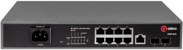 Коммутатор (свитч) QTECH QSW-4610-10T-POE-AC