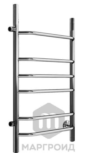 Водяной полотенцесушитель Маргроид Вид 7 с боковым подключением 50*60