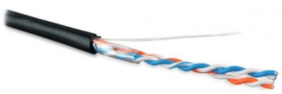 Кабель «витая пара» (LAN) для структурированных систем связи UUTP2-C5-S24-OUT-PE-BK-500