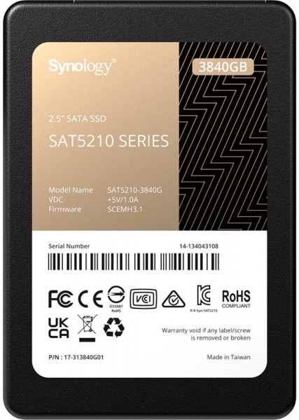 Накопитель SSD Synology SAT5210-3840G