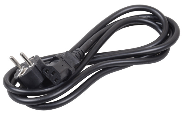 Силовой шнур ITK, IEC 320 C13, вилка Schuko, 5 м, 10А, цвет: чёрный