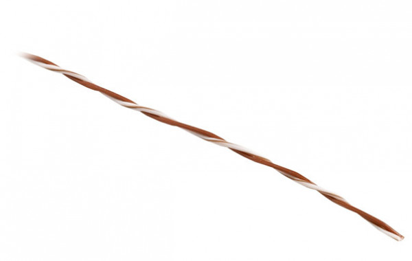 Кабель витая пара ITK, U/UTP, 1 пар., кат. 5е, проводник Ø 0,51мм, AWG24, без оболочки, 100МГц, 1м (полиэтиленовый пакет 500м), тип прокладки: внутри зданий, цвет: коричневый