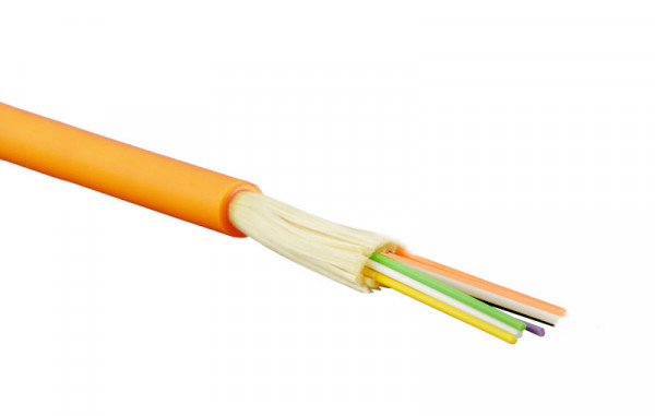 Кабель волоконно-оптический Eurolan Micro-Bundle,  64хОВ, OM2 50/125, LSZH (нг(A)-HF), Ø 7,7мм, универсальный, диэлектрический, арамидные нити, цвет: оранжевый