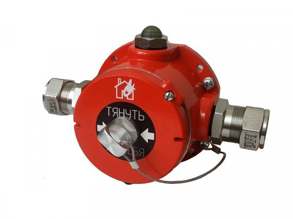 Извещатель пожарный ручной взрывозащищённый ИПР 535-EXd-A МОРОЗ 2П Ex МКВМ М20К