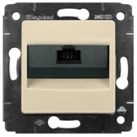Розетка в сборе Legrand Valena, 1x RJ45, кат. 6, экр., внутренняя, 51х58 мм (ВхШ), цвет: слоновая кость, (LEG.774146)