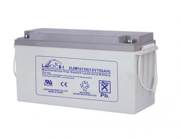 Аккумулятор для ИБП Leoch DJM, 238х170х485 мм (ВхШхГ),  необслуживаемый свинцово-кислотный,  12V/150 Ач, (DJM 12-150)