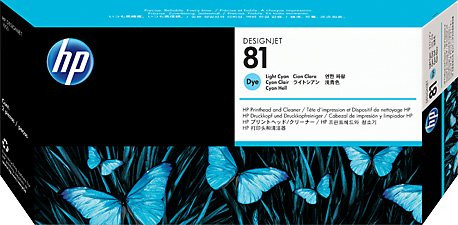 Печатающая головка и система очистки HP C4954A (№81) Light Cyan