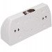 Блок силовых розеток Simply Connect, неуправляемый, настольный, шнур 3 м 220 В, белый, 3 розетки + плата под 2 разъема RJ45