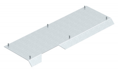 Крышка BETTERMANN, с ответвлением, 250х40х800 (ШхВхД), для лотков, толщина: 1,5 мм, сталь, м. Сендзимира, Тип: AIKF D 25040T150