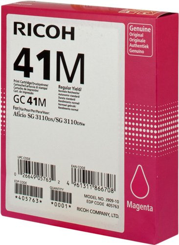 Картридж Ricoh GC 41M Magenta