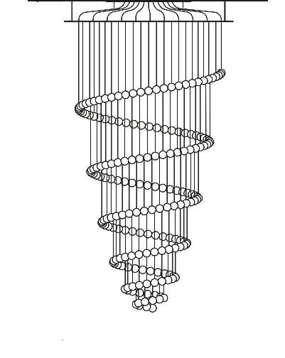 Люстра CARIITTI Kimmel 1 Led