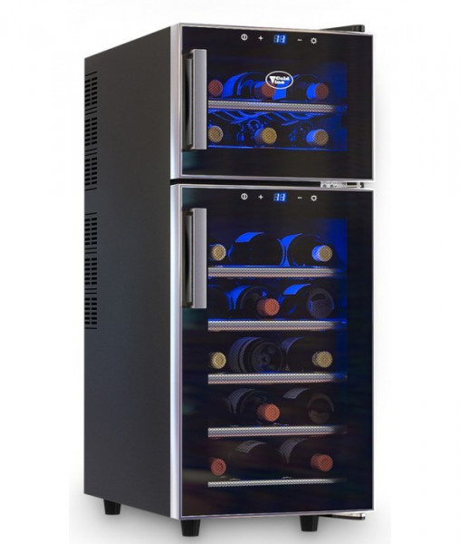 Отдельностоящий винный шкаф 12-21 бутылка Cold Vine C21-TBF2