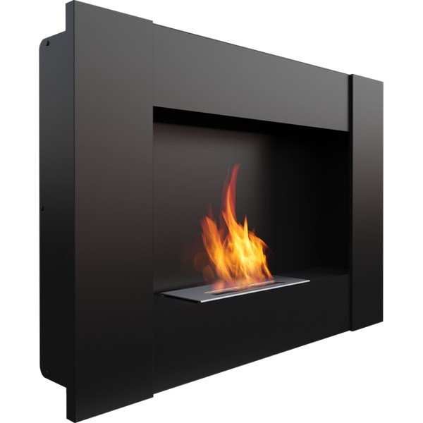 Настенный биокамин Kratki Bravo 2 черный, TUV
