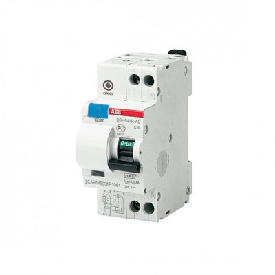 Автоматический выключатель ABB DSH941R, 2 модуль, АС класс, 1P, 6А, 4,5кА, (2CSR145001R1064)