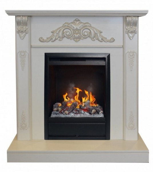 Электрокамин с классическим очагом 3D Real-Flame Anita WT с очагом 3D Olympic