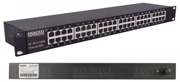Устройство грозозащиты цепей Ethernet SP-IP24/100R