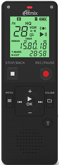 Диктофон Ritmix RR-820 16Gb Black