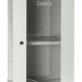 Шкаф телекоммуникационный настенный Cabeus WSC, 10", 8U, 405х326х300 мм (ВхШхГ), дверь: стекло, боковая панель: сплошная, сварной, цвет: серый